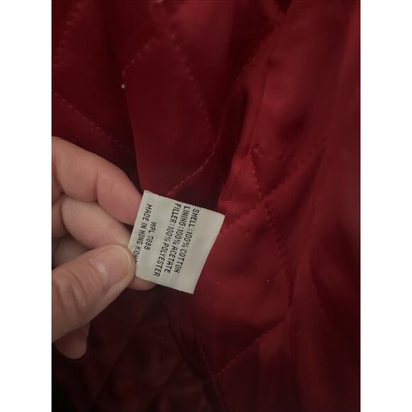 Anne Klein II Black Velvet 4 Button Petco’s With Red Satin Lining. Womens Size L - Picture 6 of 11